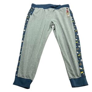Disney Mickey Mouse Park Snack Joggers Sweatpants Size XXL Bars Pretzel Popcorn